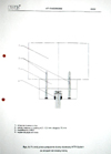 Aprobata Techniczna ITB - rys. 8. Przekrój przez połączenie ściany działowej WTR-System ze stropem lub ścianą nośną
